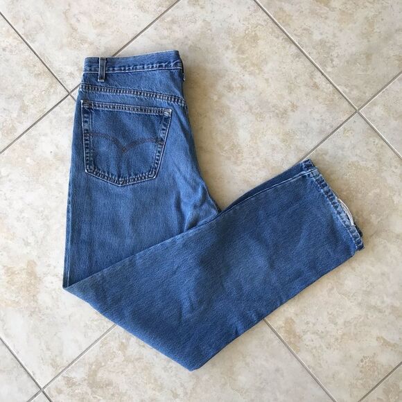 Levi's Men's Straight Blue Jeans - Picture 1 of 7